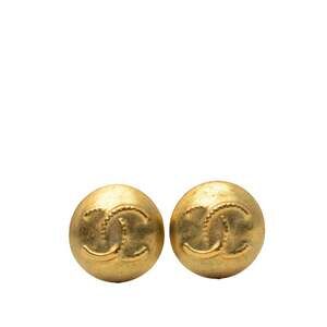 Chanel Cc Logo Clip-On Earrings Metal #247005C61B